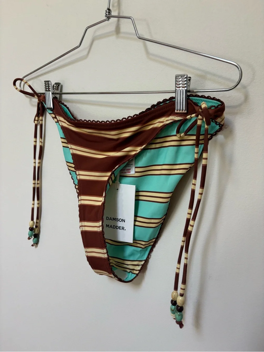 NWT Damson Madder Trudi Reversible Bikini Bottom Size 14 US